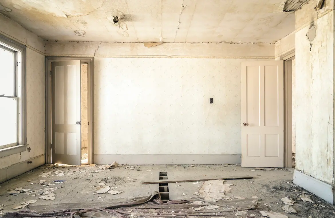 Waste disposal crew managing a cleanout project in South Glens Falls